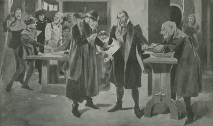 La última tribulación de Gutenberg, el impresor, al borde de la victoria