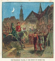 La guardia marchante en el reinado del rey Enrique VIII