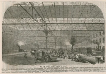 La nueva estación de ferrocarril Victoria en Pimlico, Londres