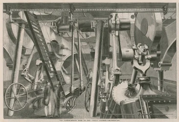 Sala de máquinas de paletas del Gran Eastern