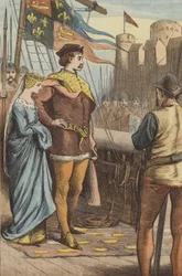 El alivio de Acre por el Príncipe Eduardo