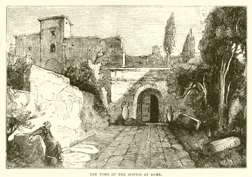 La tumba de los Escipiones en Roma