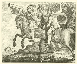 El trompetista hecho prisionero (grabado)