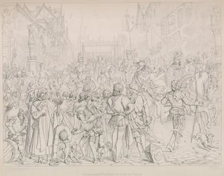 La bienvenida del Rey Enrique VI a Londres