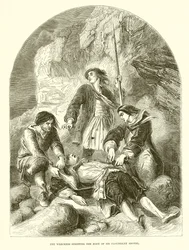 Los saqueadores despojando el cuerpo de Sir Cloudesley Shovell