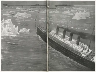 El Titanic en el témpano de hielo, de 