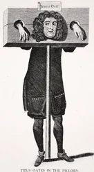 Titus Oates en el cepo
