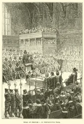 Juicio de Carlos I en Westminster Hall