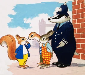 Tufty y el policía
