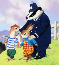 Tufty y el policía tejón
