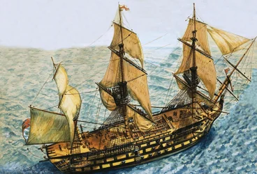 Barco de vela no identificado