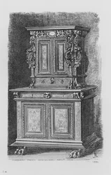 Museo Victoria y Alberto: Aparador, Renacimiento francés, alrededor de 1500