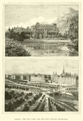 Viena, el Parque de la Ciudad y el Bulevar Ring Strasse