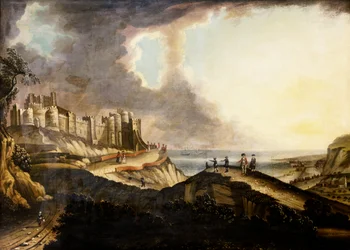 Vista del castillo de Dover (óleo sobre lienzo)