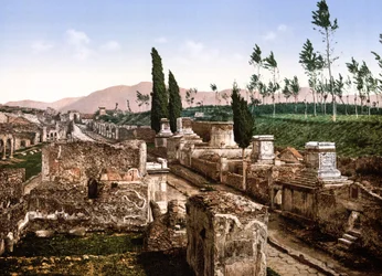 Vista de Pompeya