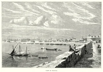 Vista de Trípoli (grabado)