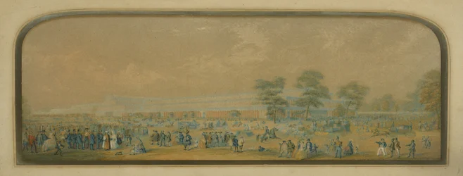 Vista del Palacio de Cristal, 1851