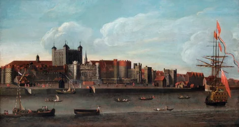 Vista de la Torre, c.1700 (óleo sobre tabla)
