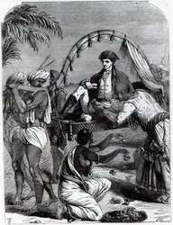 Warren Hastings (1732-1818) en India en 1784