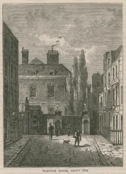 Warwick House, Londres, alrededor de 1810