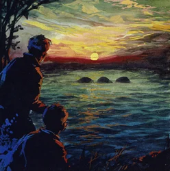 Se organizaron vigilias alrededor del lago Ness para ver al monstruo