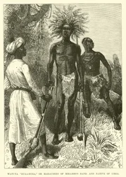 Watuta Ruga-Ruga, o merodeadores de la banda de Mirambos, y nativo de Uhha