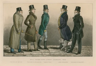 Conocidos holgazanes de Bond Street, 1820