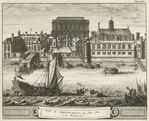 Whitehall, Westminster, Londres, Reino Unido (grabado)