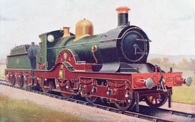 Wilkinson del Great Western Railway, ilustración de The Book of the Locomotive por G. Gibbard Jackson, publicado en 1924