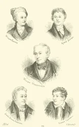 William Cowper, Robert Southey, William Wordsworth, Samuel Taylor Coleridge, Thomas Campbell