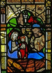 Ventana N2 que representa la Natividad