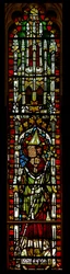 Ventana N3 que representa a San Gregorio