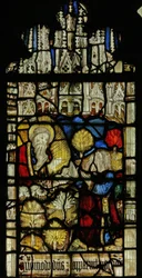 Ventana S3 que representa a Noé con Dios
