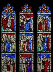 Ventana S5 que representa la Jerarquía angélica