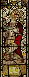 Ventana n4 que representa a San Manacus de Lanreath