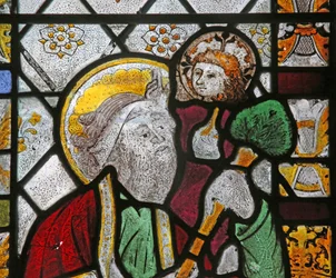 Ventana n5 que representa a San Cristóbal