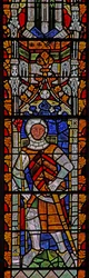 Ventana s4 que representa a William Lord de la Zouche
