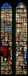 Ventana w23 que representa la despedida de San Pablo