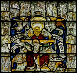 Ventana w24 que representa la Trinidad