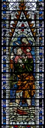 Ventana w2 que representa a San Cristóbal