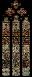 Ventana w37 que representa la Infancia de Cristo
