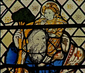 Ventana w46 que representa a San Cristóbal