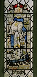 Ventana w5 que representa a un donante - Margaret Fray