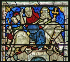 Ventana w5 que representa una escena de la vida de San William
