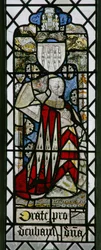 Ventana w6 que representa a un donante - Elizabeth Fitzwauter