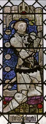 Ventana w6 que representa a un donante - John Clopton