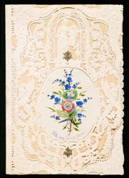 Con Mi Cariño, tarjeta de San Valentín, c.1858