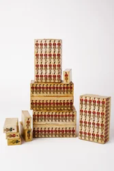 Cajas de taladro de madera