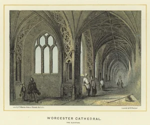 Catedral de Worcester, los claustros