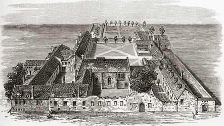 Worcester College, anteriormente Gloucester Hall, Oxford c.1673, de 